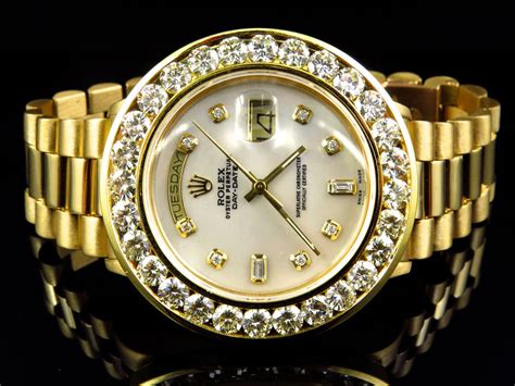 rolex watches gold and diamond|solid gold rolex with diamonds.